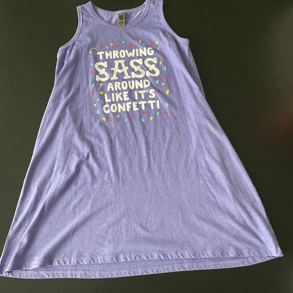 Instant Message Sass Tank Dress Size 8-10